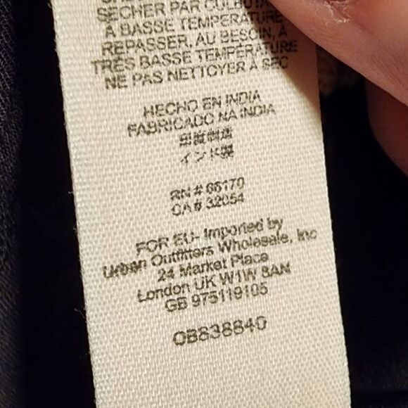 Free People- Black Mia Gauze Embroidered Mini Dress, Size XS - Picture 10 of 11